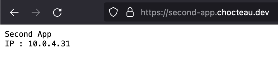 Second App est disponible